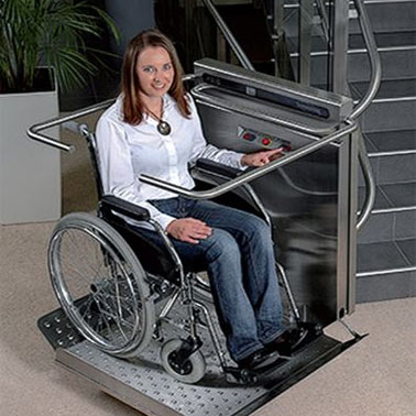Платформа подъемная с наклонным перемещением для инвалидов  ИНВАПРОМ  А-310 
