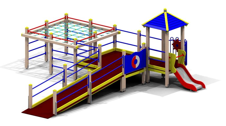 Игровые площадки для детей с ограниченными физическими возможностями